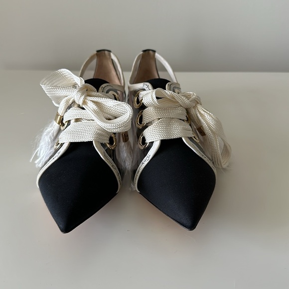 AUTHENTIC Giorgio Armani plexi Flats Size US6/ EU36 - Picture 3 of 11